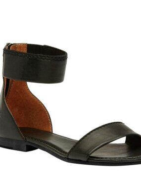 Frye carson Gladiator ankle zip sandal size 10 M color black